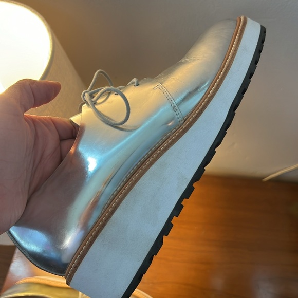 🤍 LOEFFLER RANDALL silver Oxfords 🤍 - Picture 13 of 14
